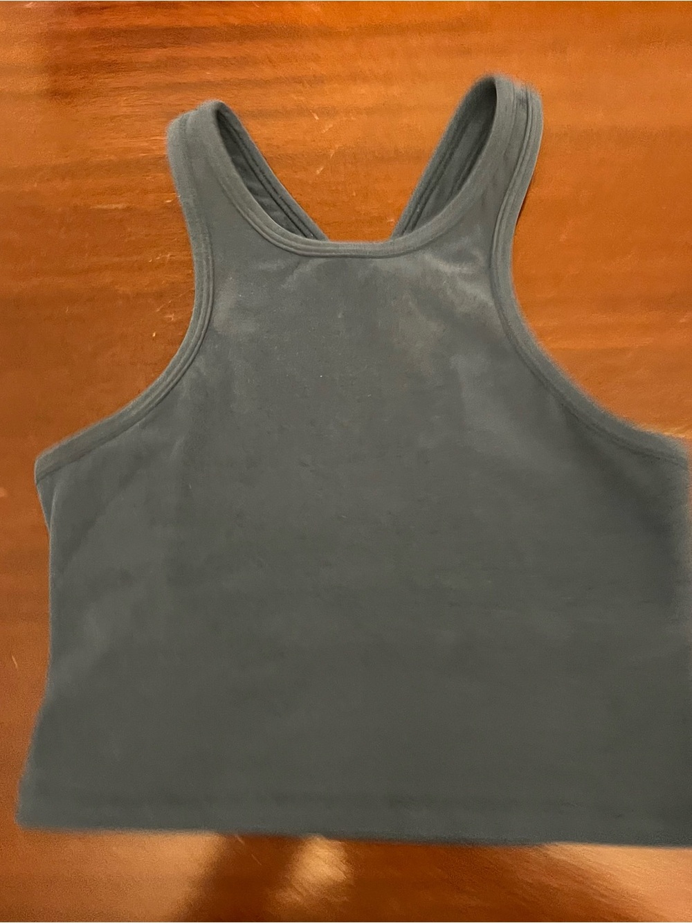 Beyond Yoga Racerback Crop Tank - Slate Blue